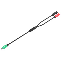 RAM® Y-Split Cable with 1 USB-C Male & 2 USB-C Female Connectors