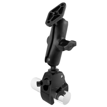 RAM® Tough-Claw™ Medium Clamp Mount with Composite Diamond Plate