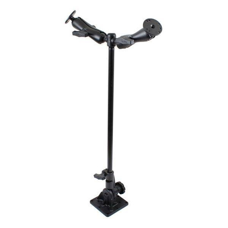 RAM® Pedestal Mount with 24" Pipe and Two Double Ball Mounts