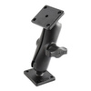RAM® Drill-Down Double Ball Mount with Rectangle AMPS Plates - Medium