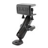 RAM® Double Ball Glare Shield Clamp Mount with Ski Mirror Adapter