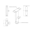 RAM® Universal Marine Electronic Mount - C Size Long
