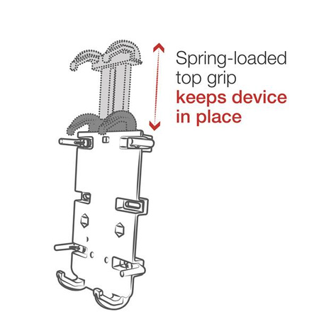 RAM® Quick-Grip™ XL Phone Mount with RAM® Tough-Strap™ Handlebar Base