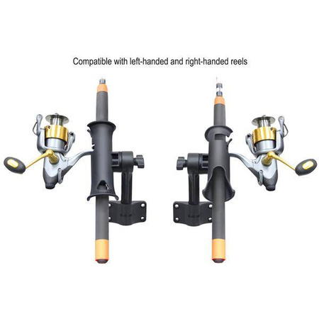 RAM® Tube Jr.™ Rod Holder with Bulkhead Base - 4" Post