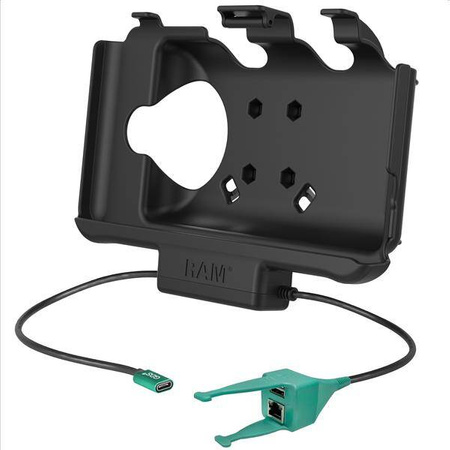 RAM® USB-C Powered Dock + USB-A & RJ45 Data for Samsung Tab Active5 & 3