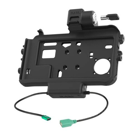 RAM® Low-Profile Locking Power + Single USB Dock for Tab Active5 & 3