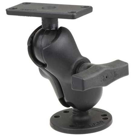 RAM® Drill-Down Double Ball Mount for Humminbird Helix 5 - Short