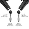 RAM® Tough-Mirror™ Kit with M10-1.25 Bases + M10-1.5 Adapters - Long Arm