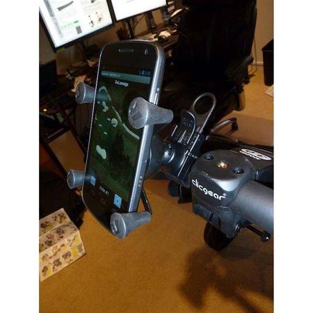 RAM® X-Grip® Phone Mount with RAM® EZ-Strap™ Rail Mount