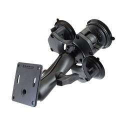 RAM® Twist-Lock™ Triple Suction Cup Mount with 75x75mm VESA Plate