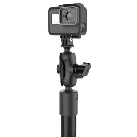 RAM® Tough-Pole™ Camera Mount with Single Pipe & RAM® Track-Node™ Base