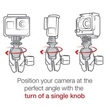 RAM® Drill-Down Mount with Universal Action Camera Adapter