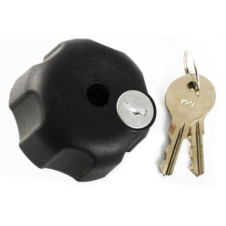 RAM® Key Lock Knob with Steel Insert for C Size Socket Arms