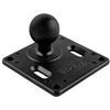 RAM® 75x75mm VESA Plate with Ball and Steel Reinforced Post