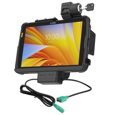 Locking RAM® Tough-Dock™ Power + Data for Zebra ET4x 10" Tablet