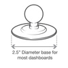 RAM® Flex Adhesive Ball Base