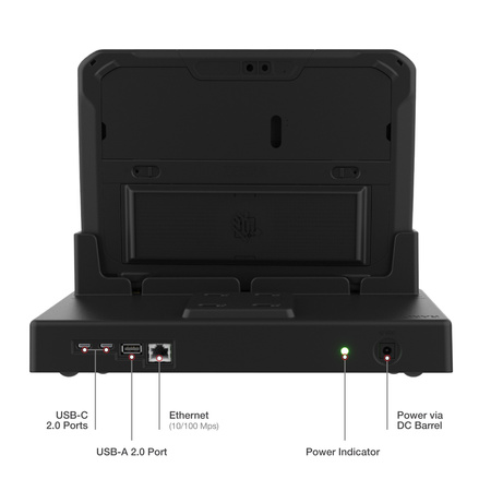 RAM® Desktop Dock for Zebra ET6x with USB & RJ45 Support