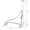 RAM® No-Drill™ Vehicle Base for '98-24 Express Van, Savana Van + More