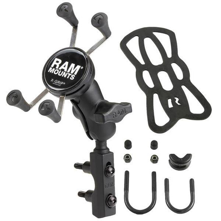 RAM® X-Grip® Phone Mount with Brake/Clutch Reservoir Base - Short