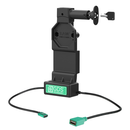 GDS® Uni-Conn™ Locking Dock + Single USB-A with Release Button