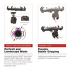 RAM® Quick-Grip™ XL Phone Mount with Low-Profile Tough-Claw™