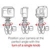 RAM® Tele-Mount™ Pole Adapter Mount with Action Camera Adapter