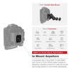 RAM® Locking Form-Fit Holder for Zebra ET8x 2-in-1 Tablet