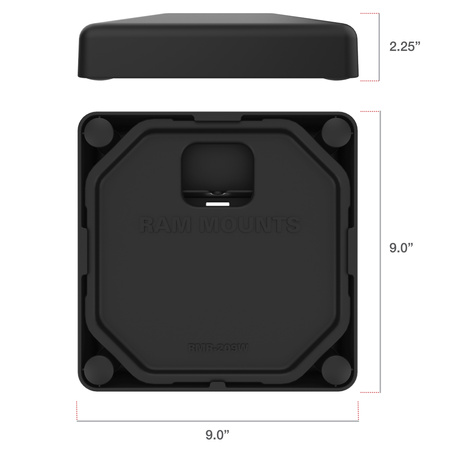 RAM® Weighted Platform Base with 4-Hole Pattern for GDS® Pedestal Docks