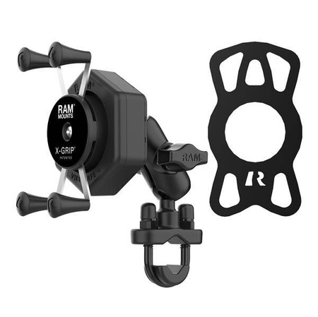 RAM® X-Grip® Phone Mount with Vibe-Safe™ & U-Bolt Base - Short