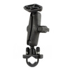RAM® Handlebar U-Bolt Composite Double Ball Mount with Diamond Plate