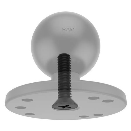 RAM® Round Plate with Ball & Steel Reinforced Bolt