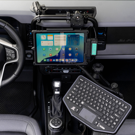 RAM® Friction Hinge Mount with AMPS Bracket for Tough-Bar™