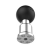 RAM® Aluminum Pin-Lock Ball Adapter with 1/4"-20 Female Thread - C Size