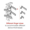 RAM® Finger-Grip™ Composite Universal Mount with Drill-Down Base