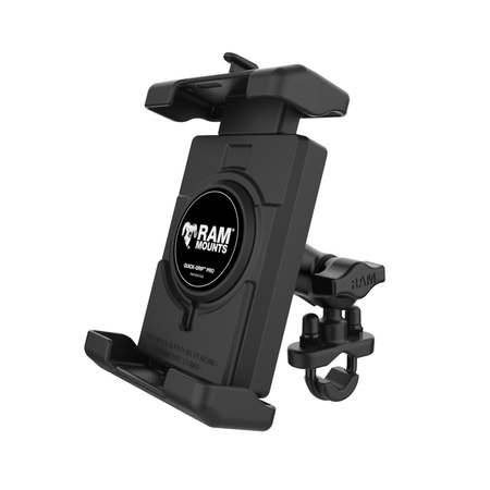 RAM® Quick-Grip™ Pro XL Phone Mount with Handlebar U-Bolt Base - Short