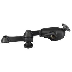 RAM® 12" Double Swing Arm with Round Plate - D Size
