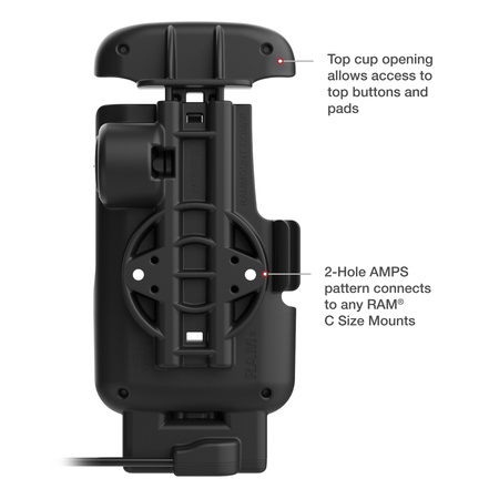 RAM® Locking Form-Fit USB-C Dock for Zebra TC22 & TC27 with Boot