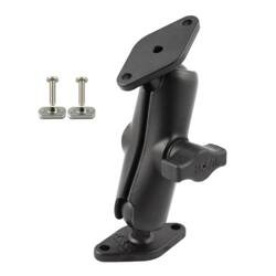 RAM® Double Ball Mount with Flat Panel Mounting Hardware - 3/4" Screws