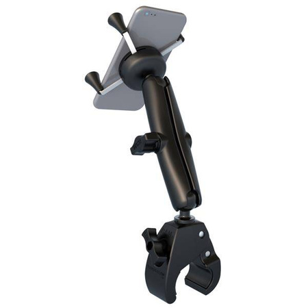 RAM® X-Grip® Phone Mount with RAM® Tough-Claw™ Small Clamp Base - Long