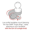 RAM® Quick-Grip™ Phone Mount with RAM® Tough-Strap™ Handlebar Base