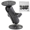 RAM® Composite Double Ball Mount with Hardware for Garmin Striker + More