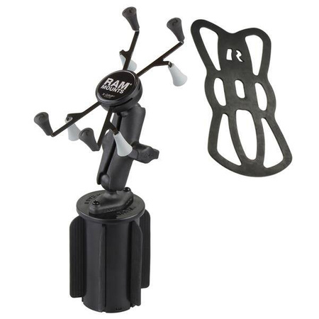 RAM® X-Grip® with RAM-A-CAN™ II Cup Holder Mount for 7"-8" Tablets