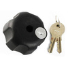 RAM® Key Lock Knob with Brass Insert for Swing Arms