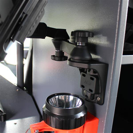 RAM® Vertical 12" Swing Arm Mount with Swivel Socket Arm