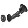 RAM® Twist-Lock™ Suction Cup Mount with RAM® Qi2 15W Wireless Charger
