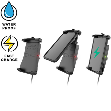 RAM® Quick-Grip™ 15W Waterproof Wireless Charging Holder with Ball
