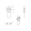 RAM® Handlebar U-Bolt Base for Rails 0.5" to 1" in Diameter - B Size