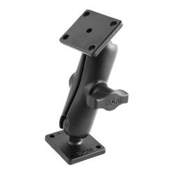 RAM® Drill-Down Double Ball Mount with Rectangle AMPS Plates - Medium