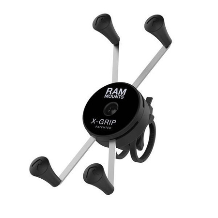 RAM® X-Grip® Large Phone Mount with Low Profile Zip Tie Handlebar Base