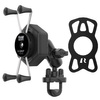 RAM® X-Grip® Large Phone Mount with Vibe-Safe™ & U-Bolt Base - Short